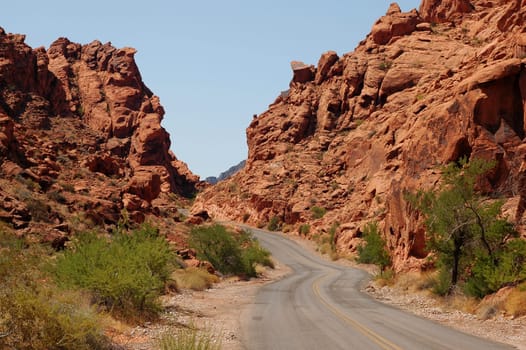 Entrance to Valley of Fire State Park
