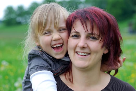 Mother and daughter