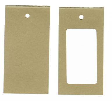Cardboard label