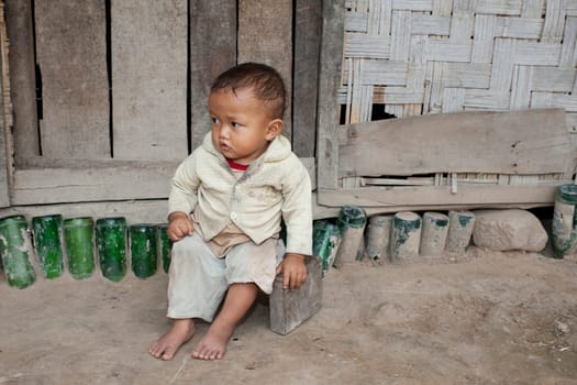 Child of Asia in Laos