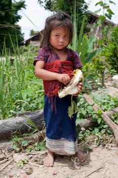 Child of Asia in Laos