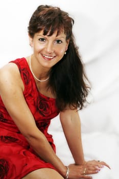 Portrait of a woman in her mid-30s