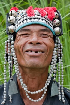 Portrait Man of Thailand,Akha
