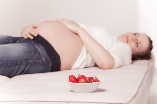 Pregnancy with strawberries
