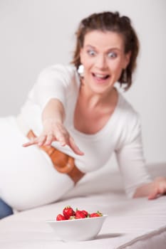 Pregnancy with strawberries