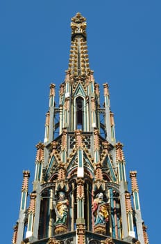 Spire of the Frauenkirche in Nuremberg