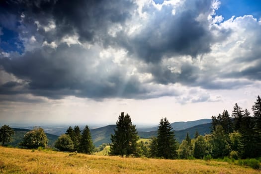 Bad weather on the Hundsrück