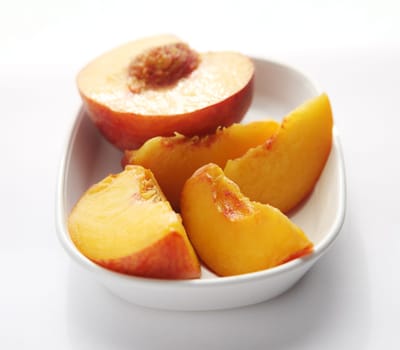 peach slices