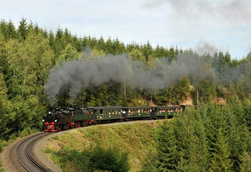 Special train runs to the Brocken in the Harz Mountains