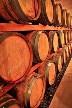 Wine barrels