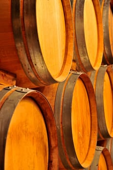 Wine barrels