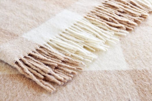 Cozy alpaca wool blanket