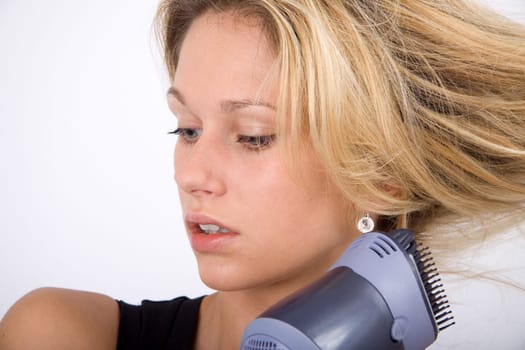 Hair dryer close