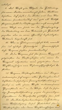 old paper with writing