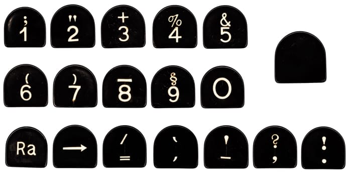 Typewriters ABC Numbers