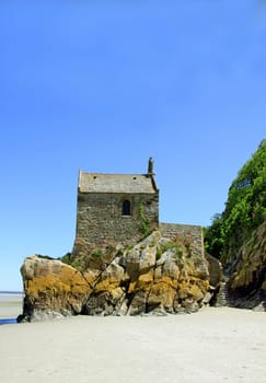 Saint-Aubert Chapel on Mont Saint Michel