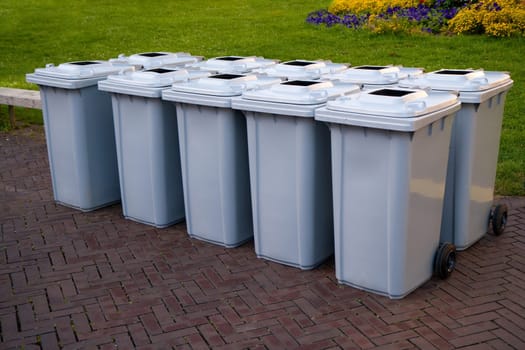 Garbage cans