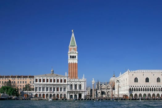 Venice,view of St. Mark's Tower and Doge's Palace
