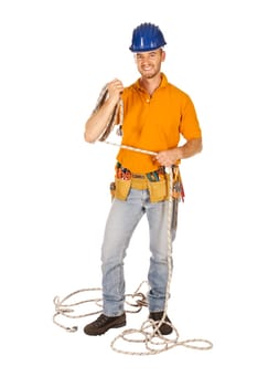 constructor worker and rope