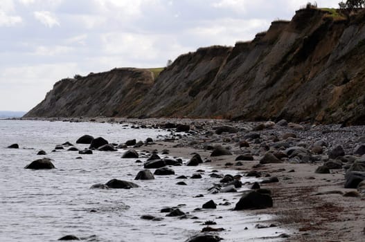 Steep coast