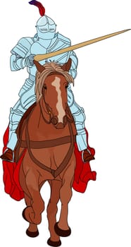knight on horse