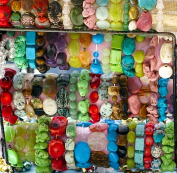 Bracelets at a market