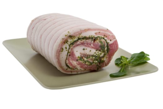 Pork as a rolled roast