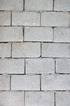 cinder block wall