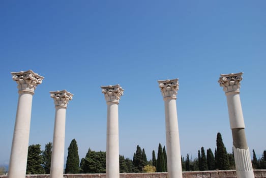 Ancient Columns Kos Greece