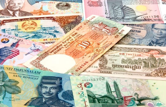 Banknotes from Asia