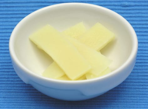 Bamboo in porcelain bowl