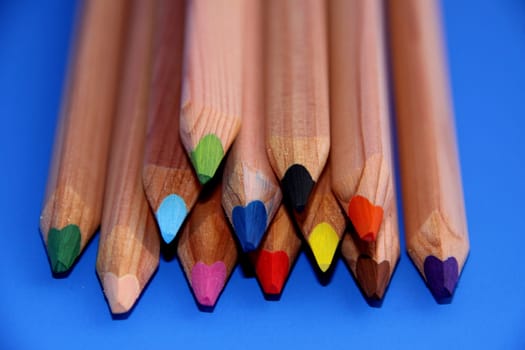 wood colored pencils V