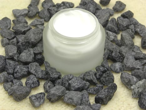 Wellness articles on a fluffy surface
