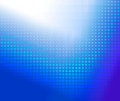 Background Abstract Blue Dots Grid