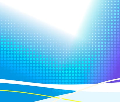 Background Abstract Blue Banner Grid