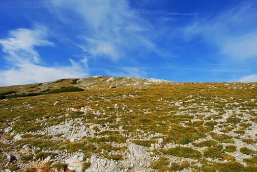 Mountain hike on the Schneeberg