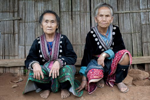 old women in Asia,ethnic group Meo