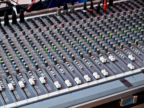 Mixing console