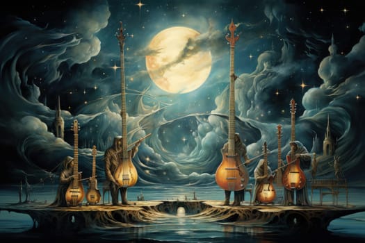 In the realm of fantasy, celestial harpists are ethereal beings whose music transcends the mortal plane and reaches the celestial realms.
