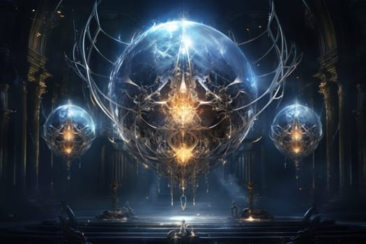 Immerse yourself in the realm of magic with this captivating illustration by a professional visual artist.