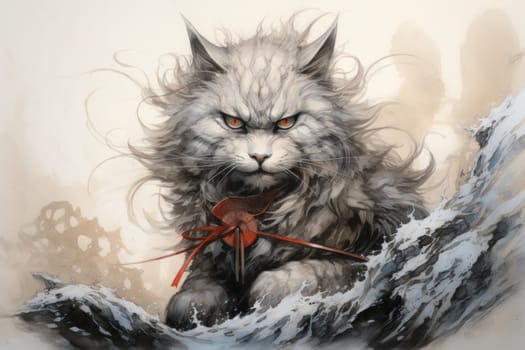 Witness the power and majesty of the ferocious thundercats in this captivating illustration crafted by a professional visual artist.
