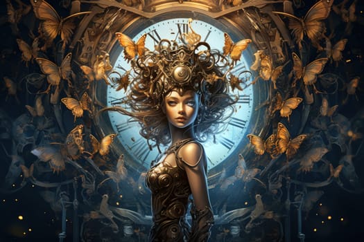 Step into a world where fantasy and mechanics intertwine, and witness the marvel of clockwork fairies.
