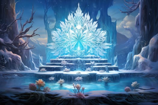 Immerse yourself in the enchanting world of fantasy and witness the elegance of the frost faeries.