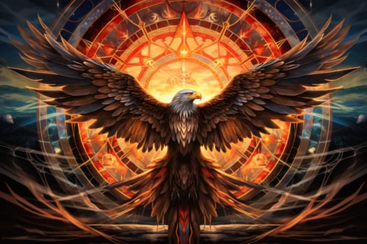 In the realm of fantasy, the skies are home to ferocious thunder hawks, majestic creatures that command the elements.