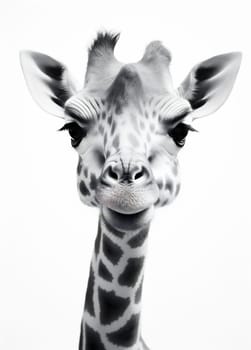 Nature zoo africa wild mammal isolated wildlife white african cute animal portrait brown tall safari closeup giraffe head background face long neck