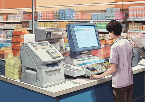 Shopping product supermarket cash business market checkout grocery money retail purchase cashier commerce store buy shelf sale counter payment