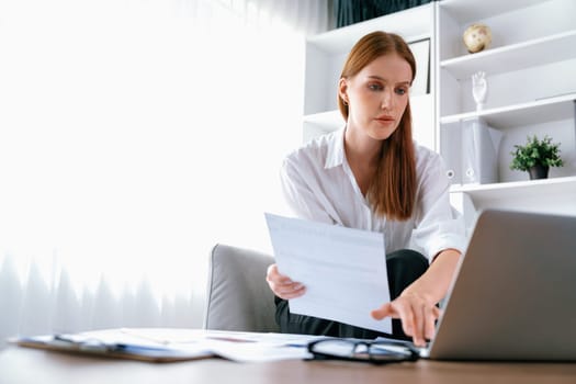 Stressed young woman has financial problems with credit card debt to pay utmost show concept of bad personal money and mortgage pay management crisis.