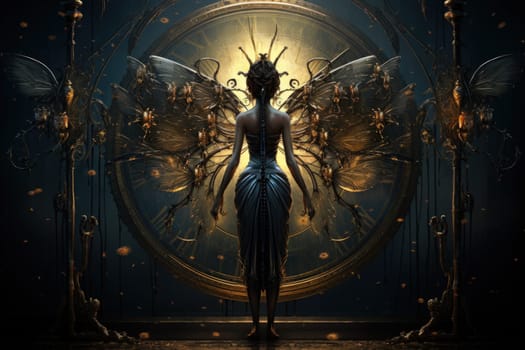 Step into a world where fantasy and mechanics intertwine, and witness the marvel of clockwork fairies.