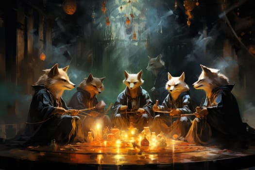 Embark on a fantastical journey where cunning shape-shifting foxes roam. With their mesmerizing magical abilities, these creatures navigate through realms, weaving illusions and enchantments.
