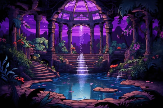 In the realm of fantasy, there are mystical and enchanting song fountains that bring harmony to the world around them.